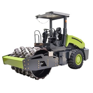 Compacteur routier à tambour unique de 6 tonnes, alimenté au diesel, avec structure renforcée pour la construction en asphalte et en béton - Product Image 4