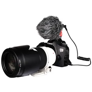 Christmas Gifts Manbily VM-M10 Video Microphone Mini Mic Facebook Livestream Recording Shotgun Mic for Camera Smartphone