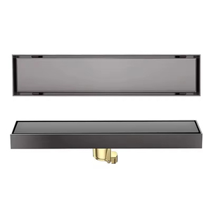 Modern Stainless Steel <strong>Invisible</strong> <strong>Floor</strong> <strong>Drain</strong> for Hotel Bathrooms Anti-Odor Shower Tile <strong>Insert</strong> with Big Flow Capacity - Product Image 1