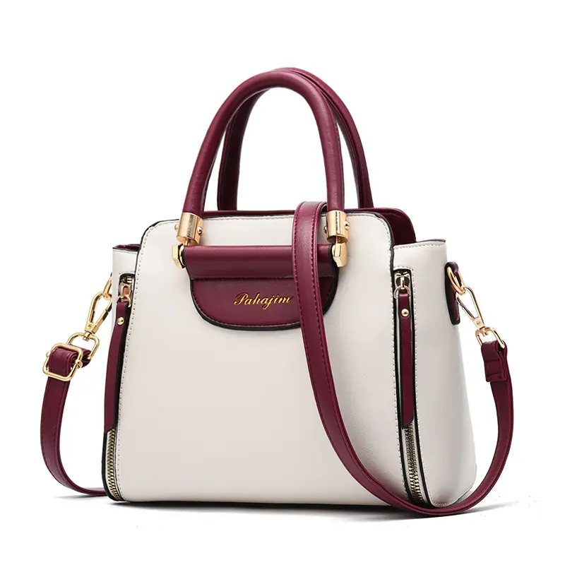 Marka yeni tasarımcı lüks klasik üretici iş bayan çanta özel Logo el çantası Pu deri moda bayan Tote çanta