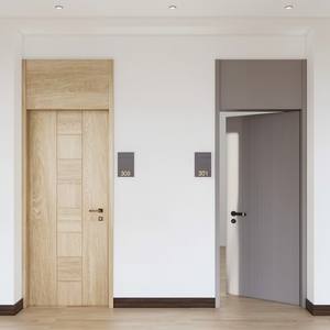 Portes intérieures en bois massif haut de gamme pour appartements et maisons – Vente en gros depuis la Chine - Product Image 1