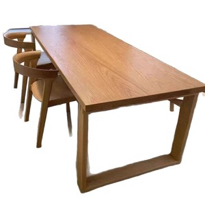 Solid Wood Mobius Dining <b>Table</b> And Desk Set Walnut Color Home Use Nordic Style Model Dy478 - Product Image 5