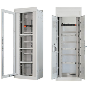 47U Industrial Power Network Cabinet Server Rack Intelligent Distribution <b>Control</b> Panel Screen Enclosure SPCC Steel Light Grey - Product Image 5