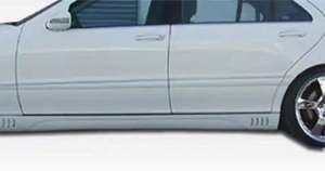 00-06 <b>for</b> Mercedes S-class W220 Lr-s Long Wheelbase a Pair of Side Skirts 00-06 <b>for</b> Mercedes S-class W220 Lr-s Long Wheelbase a - Product Image 4