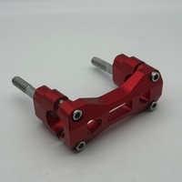 Bloque de Montaje Universal para Manillar de Motocicleta, de Aluminio CNC de 22 mm, Elevadores de Manillar, Pieza de Mejora Modificada de Alta Calidad