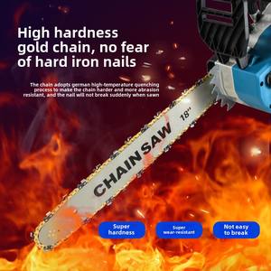 Scie à chaîne électrique rechargeable de poche à grande échelle Green Power à usage domestique Scie à essence comparable à <span class=keywords><strong>batterie</strong></span> au lithium haute puissance pour OEM - Product Image 4