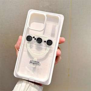 เคสโทรศัพท์ iPhone 17 Pro Max แบบอะคริลิกฝ้า แม่เหล็กในตัว พร้อมฟิล์มเลนส์ ป้องกันการตกกระแทก ครอบคลุมเต็มตัว - Product Image 4