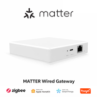 Passerelle Tuya Matter pour maison intelligente, Hub Ethernet filaire Zigbee 3.0 pour Apple HomeKit et SmartThings