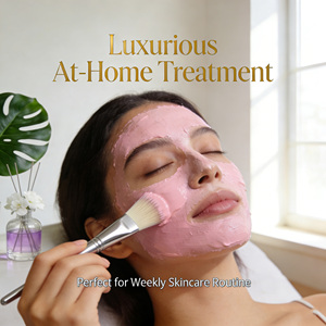 Kore Kolajen Yüz Maskesi Derinlemesine Nemlendirme ve Cilt Beyazlatma İçin - Besleyici, Hassas Ciltlere Uygun Formül - Product Image 4