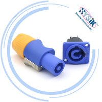 Connecteur de câble d'alimentation à affichage LED, bibeleau, prise d'alimentation, 3 pôles, verrouillage torsadé, adaptateur de connexion de la série PowerCON