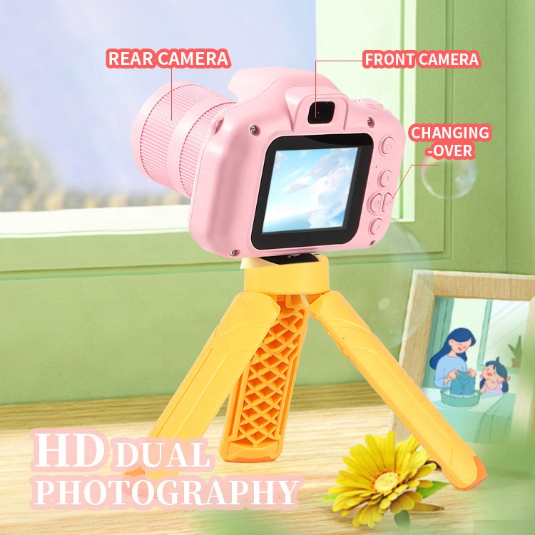 RoHS 32G 1080P Kids Digital Cameras Video Projection With CMOS Sensor