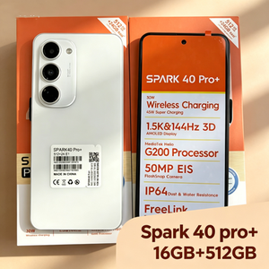 Smartphone Spark40 Pro+ 5G, écran AMOLED incurvé 6,7 pouces 144 Hz, 50 MP OIS, 32 MP selfie, 6 Go RAM, 128 Go, téléphone compatible esports - Product Image 6