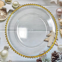 Assiettes de présentation en plastique pour mariage et dîner, prix de gros abordable
