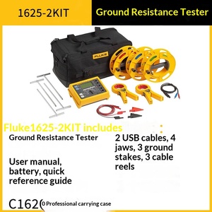 สำหรับ 1630-2FC/1621/1623-2KIT/1625-2KIT เครื่องทดสอบความต้านทานดินสำหรับมืออาชีพที่มีความแม่นยำสูง ความแม่นยำสูงช่วยให้มั่นใจได้ถึงความแม่นยำ - Product Image 3