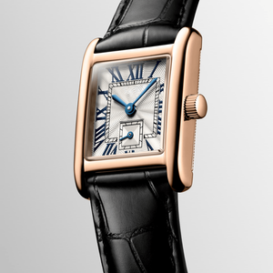 นาฬิกาข้อมืออัตโนมัติทรงสี่เหลี่ยม ตัวเลขโรมัน สายหนังจระเข้ Longinesing - Product Image 5
