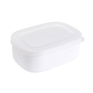 Food Storage Containers Rectangle Clip On Lid Microwaveable Freezerable For Travel Solid Color 100G Portioned Lunch Box - Product Image 5