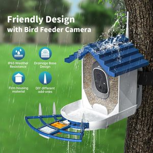 Hd Camera Zonne-Energie En Weerbestendige Behuizing Ai-Technologie Met Nachtzicht Outdoor Slimme Vogelvoeder - Product Image 3