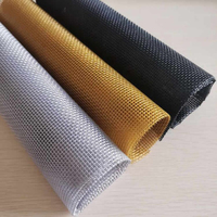 1*1 Tissu de chaise de plage en maille tissée Stretch Warp Knitted Teslin PVC Checkered Suede pour rideaux et usage extérieur Motif uni