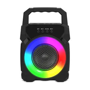 SING-E ABS1405 beliebter Minilautsprecher Premium-Wireless-Lautsprecher mit RGB-Beleuchtung für Park/Terrasse/Haus