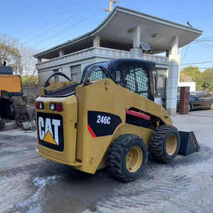 Minicargadora de ruedas Caterpillar CAT 246C/246D/277C/289D usada de alta calidad, con pocas horas de trabajo, en venta a bajo precio y disponible en stock. - Product Image 1