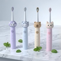 Fournisseur de brosses à dents électriques OEM/ODM, logo personnalisé, brosse à dents électrique pour enfants, dessin animé, brosse douce