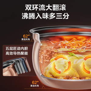 Midea Electric Pressure <b>Cooker</b> MY-C5933 1200W Digital Control 10-In-1 <b>Multi</b> <b>Function</b> Home Use - Product Image 3