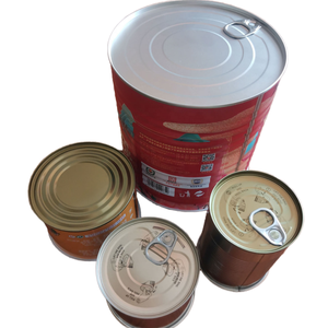 Boîtes en fer blanc Jinko de qualité alimentaire 100ml/180ml/240ml avec rapport de test FDA, fermeture à anneau, finition brillante et logo personnalisé - Product Image 1