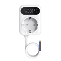 Thermostat intelligent Tuya pour maison connectée, moderne, de bureau, RF, Wi-Fi, sans fil, mural, pour chaudière à gaz, chauffage au sol, prise WiFi, récepteur