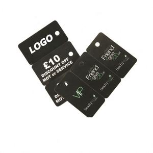 Tarjetas de Fidelización Personalizadas de PVC con Triple Llave, Tarjeta de Membresía Combinada, Sencillas, Portátiles, con Código de Barras Troquelado No Estándar para Promociones Minoristas - Product Image 1