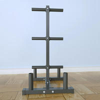 Support de squat portable réglable en métal à 6 poteaux, diamètre 25, capacité 1000 lb, pour salle de sport à domicile, noir