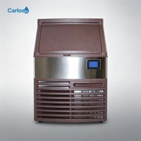 Machine à glaçons carrés automatique en acier inoxydable pour usage commercial et domestique avec protection intégrée