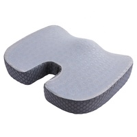 Coussin de siège en mousse à mémoire de forme en forme de U pour chaise de bureau avec coussin de fesses amovible, lavable et antibactérien WJ-194