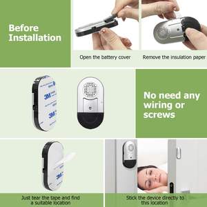 Alarma Inalámbrica para Puerta y Ventana Daytech DA03S con Sensor Magnético Antirrobo de 120dB y 4 Pilas <span class=keywords><strong>LR44</strong></span> para el Hogar - Product Image 4