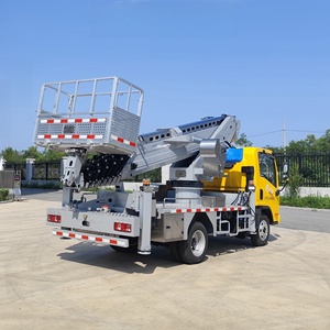 JIUHE 23m 25m 38m 45m Plataforma de trabajo aéreo montada en camión Camión de trabajo aéreo Elevador telescópico Plataforma DE TRABAJO montada en camión - Product Image 3