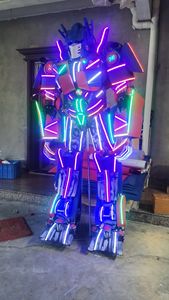 Animatronic modelo ropa <span class=keywords><strong>de</strong></span> rendimiento tamaño adulto Robot disfraz evento 2,7 M alto Cosplay disfraz realista Robot <span class=keywords><strong>trajes</strong></span> - Product Image 2