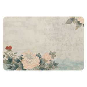 Tapis de drainage en terre de diatomées 30x40cm 40x60cm rectangulaire absorbant pour évier de cuisine, comptoir et robinet - Product Image 1