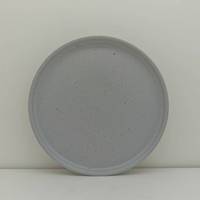 Service de table en céramique de luxe moderne |   Ensemble de 4 assiettes et bols gris |   Utilisation à domicile, dans les hôtels et les restaurants, compatible four et micro-ondes
