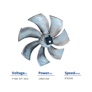 ZIEHL-ABEGG FN080-SDA.6N.V7P5 168784 800mm 400V 50Hz 1.90/1.10kW Refrigeration, Condenser and Data Center Axial Cooling Fan - Product Image 2