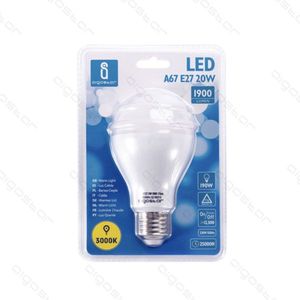 Lampadina LED A67 E27 20W 3000K Luce Calda 1900 Lumen Durata 25000H - Product Image 1