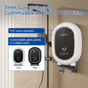 Calentador de Agua Instantáneo Inteligente de Alta Eficiencia con Diseño Curvo Elegante y Pantalla Digital LED de Temperatura 5.5kW - Product Image 6