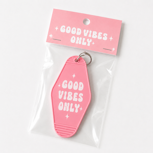 Eco-Friendly Pink Bulk Vinyl <b>Key</b> Chain Motel Keychain Uv Dtf Decal Double Sides Logo Custom Motel Keychain - Product Image 5