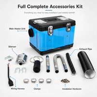 Chauffage de stationnement diesel portable CE certifié OkyRie ATB502H 5KW avec boîte à outils, loquets robustes, pour camping extérieur et chauffage de véhicules