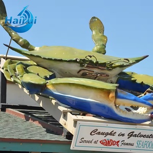 Fabricant de sculptures en fibre de verre sur mesure, décoration de restaurant, sculpture géante de <span class=keywords><strong>crabe</strong></span> en fibre de verre, centre commercial, parc aquatique - Product Image 2