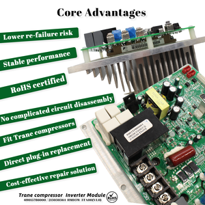 โมดูลอินเวอร์เตอร์คอมเพรสเซอร์แท้ของ Trane รุ่น 690157860002 213030364 HMD3W-3TA00 V1.0 บอร์ดขับเคลื่อนยูนิตภายนอก VRF อะไหล่ HVAC - Product Image 4