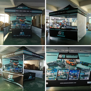 Tente personnalisée promotionnelle avec logo Auvent 10x10 Auvent pliant Gazebo pour le marché européen Tente d'exposition commerciale Événements - Product Image 3