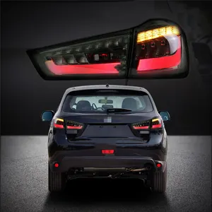 Mitsubishi ASX Lancer spor için araba kuyruk işık meclisi çifti 10-15 LED fren sinyal ışığı Tuning parçaları araba arka lamba sistemi