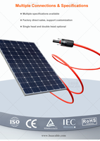 Rotes Solarpanel-Verlängerung kabel Kupferdraht Schwarzer und roter Solarpanel-Anschluss Solar-PV-Kabel verlängert 4mm 12AWG