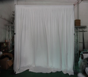 Stage Backdrop Stand Simple White Backdrop <b>Curtain</b> for Decoration Events Party Wedding - Product Image 3
