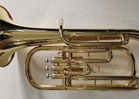 High Quality Brass Baritone Instruments with Gold Lacquer Finishing