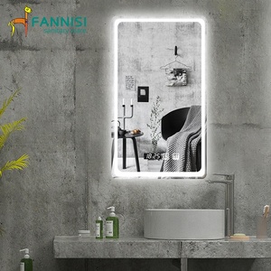 <span class=keywords><strong>Espejo</strong></span> <span class=keywords><strong>de</strong></span> maquillaje LED multifunción para dormitorio, accesorios para <span class=keywords><strong>baño</strong></span> con audio - Product Image 1